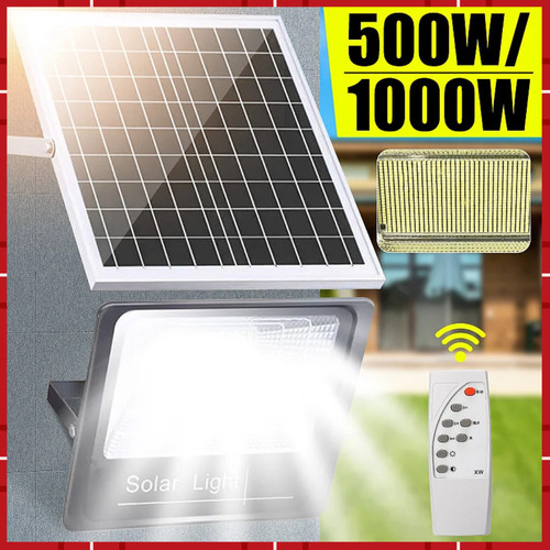 Faro led con pannello solare - led,