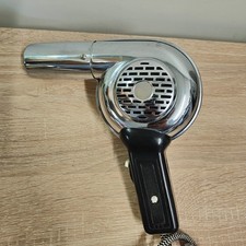 Phon Termozeta Anni 70 Vintage Acciaio Asciugacapelli Space Age Mid century