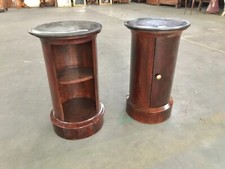 Coppia Comodini a cilindro, in