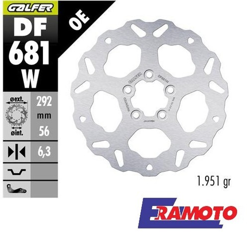 Galfer disco freno wave - galfer,