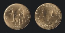 SAN MARINO 200 LIRE 1997 LA