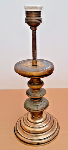 Base ottone per abatjour - in,