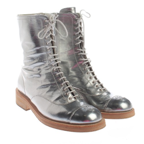 Stivali chanel grigio 5 - stivali,