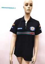 MAGLIA POLO TAGLIA XL MODELLO PATCHES SPARCO MARTINI RACING COLORE BLU 