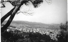 ACQUAVIVA COLLECROCE (CAMPOBASSO) - CARTOLINA PANORAMICA (VERA FOTO) VIAGG. 1954