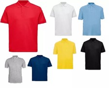 Polo oro uniforme scuola maglietta tinta unita bambini, ragazzi e ragazze maglietta maglietta sport