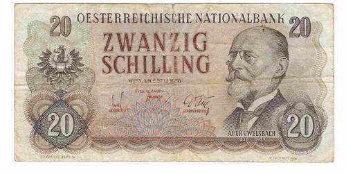 1956 austria banconota 20 - austria,