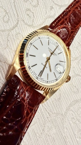 Longines quartz watch - watch, 18kt