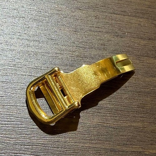 Fibbia chiusura deployante oro