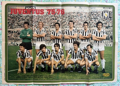 Maxi poster juventus 1975 - juventus, 76