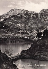 27-25E) CARTOLINA CAMPONE LAGO PONTE CHIARRO' PORDENONE