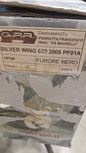 Scarico gpr furore - scarico, nero