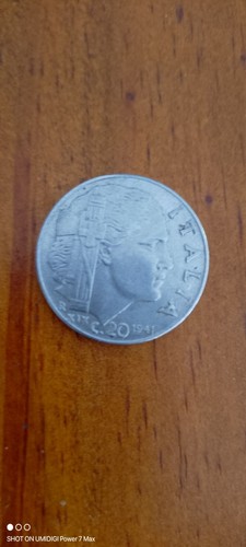 Moneta centesimi 1941 lire - moneta,