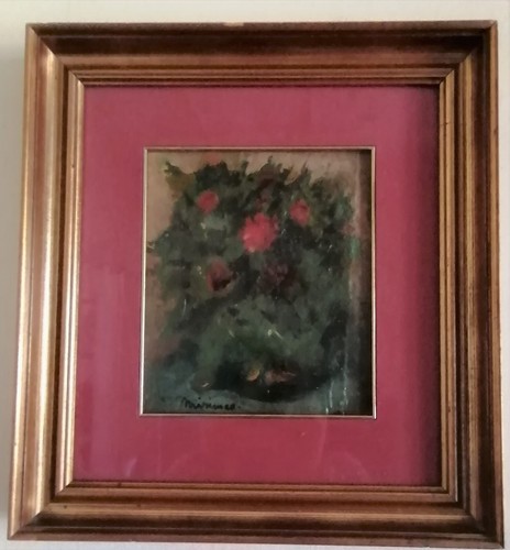 Quadro olio tela 20x25 con - su,