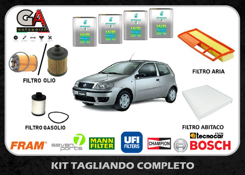 Kit tagliando fiat punto - kit,