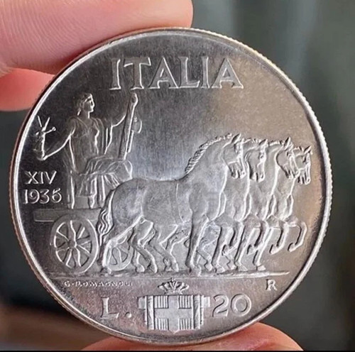 Lire 1936 vittorio emanuele - 20,