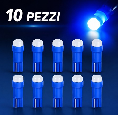 Led concave blu lampade - 10,