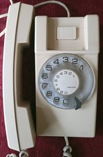 Telefono fisso a disco Telcer