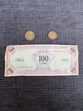 Moneta italiana 100 lire 1943