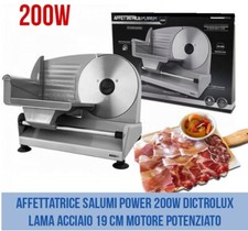 Affettatrice professionale manuale da cucina 200w lama acciaio affetta salumi