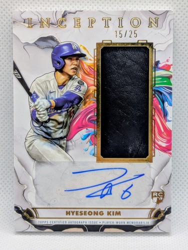2025 topps inception hyeseong - 2025,