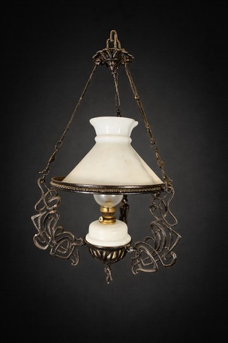 Lampadario liberty olio - lampadario,
