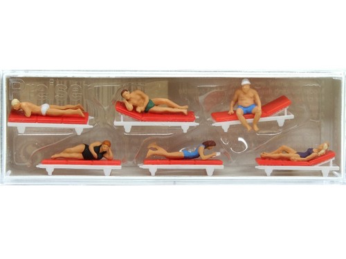 Preiser personnages sur - preiser, 6x