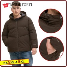 giaccone uomo TAGLIE FORTI giubbotto invernale nero da 3 XL a 8 XL Jack & Jones