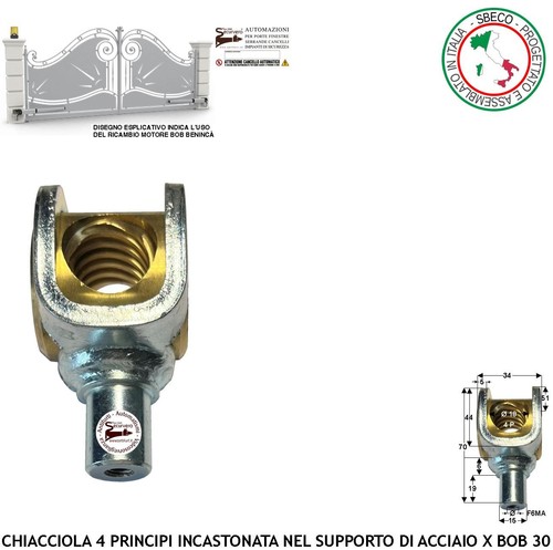 Ricambio motore cancello bob30 - motore,