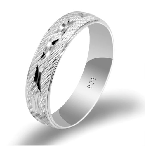 Fede anello argento - 925, uomo