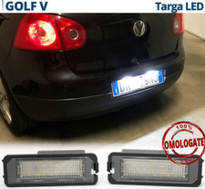 Placchette Plafoniere Luci Targa a Led Specifiche Per VW Golf V Hatchback (1K1)