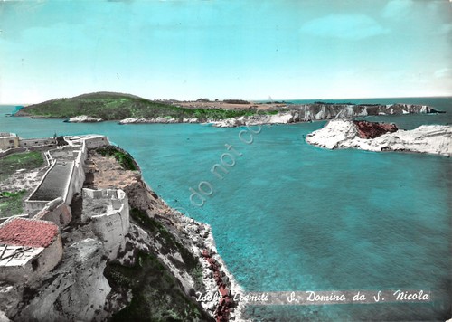 Cartolina isole tremiti san - isole,