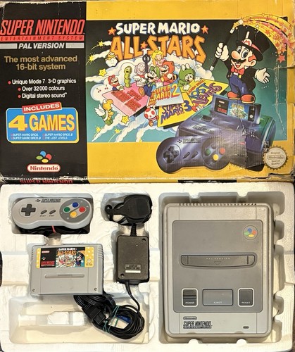 Console super nintendo snes - console,