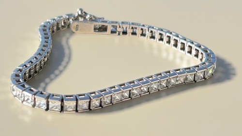 Bracciale tennis argento 925 - bracciale,