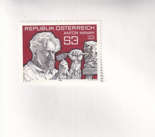 Francobollo austria arte - francobollo,