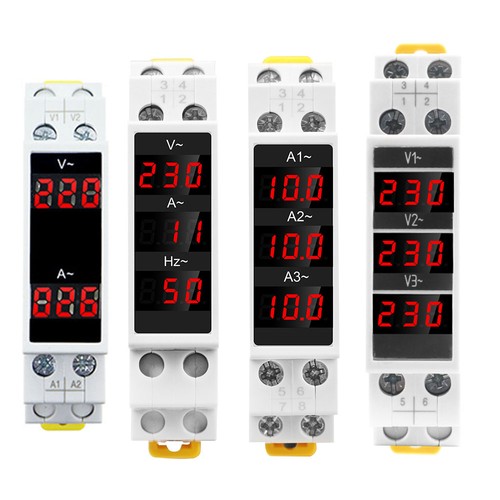 Voltmetro 500v 100a din - voltmetro, ac