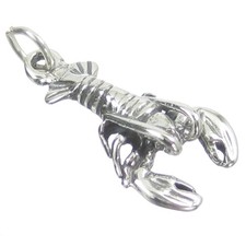 Ciondolo aragosta in argento