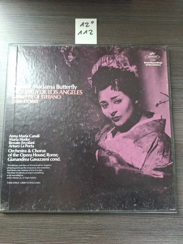 Puccini madama butterfly lp - madama,