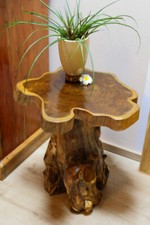 Tavolino teak disco albero
