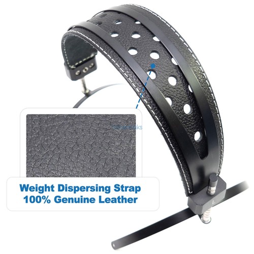 Leather metal headband - metal,