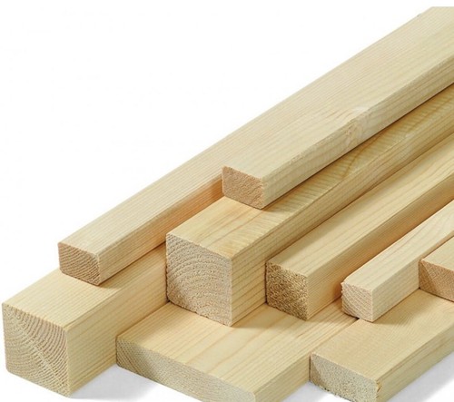 Listello legno abete - grezzo, cm