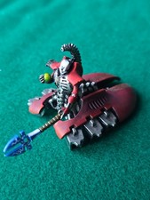 WARHAMMER 40K NECRON LORD DESTROYER PAINTED [1] WITH RESURRECTION GLOBE