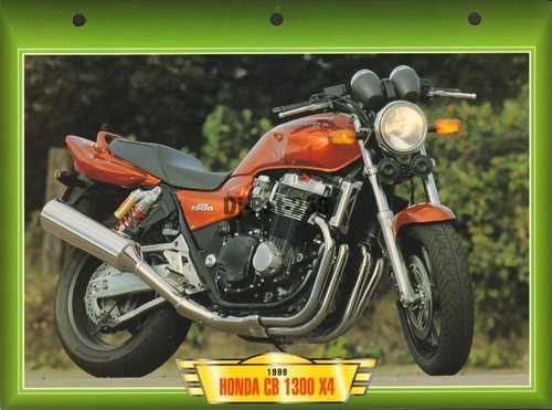 Fiche moto honda 1300 x4 - moto, cb
