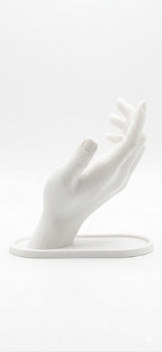 Porta gioielli mano scultura - gioielli,
