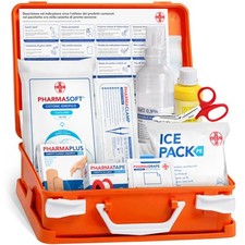 AIESI® Cassetta medica di pronto soccorso con ALLEGATO 2 per aziende meno 3