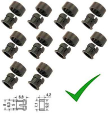 10pz PORTALED 5mm PLASTICA ABS