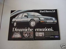 advertising Pubblicità 1983 FORD SIERRA 1.6