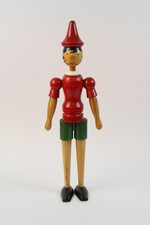 Vintage Pinocchio Statua in