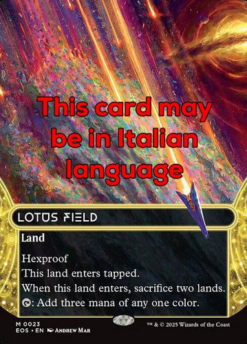 Mtg lotus field exc - lotus,