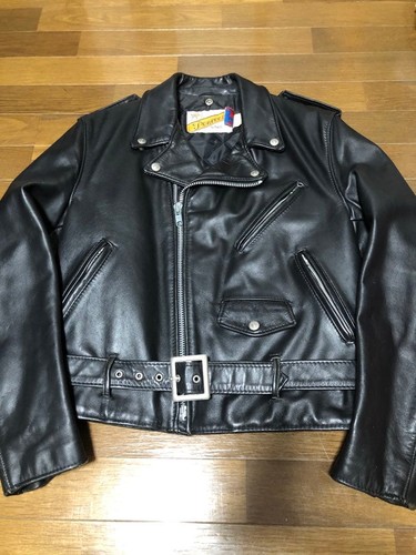 Giacca schott 618 pelle - pelle, nera